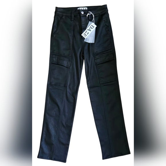 DAZE Straight Up Cargo High Rise Straight Leg Ankle - Picture 8 of 10